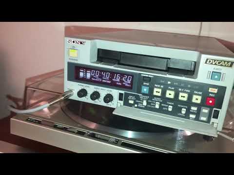 Sony DVCAM DRS-40 reproducing just sound