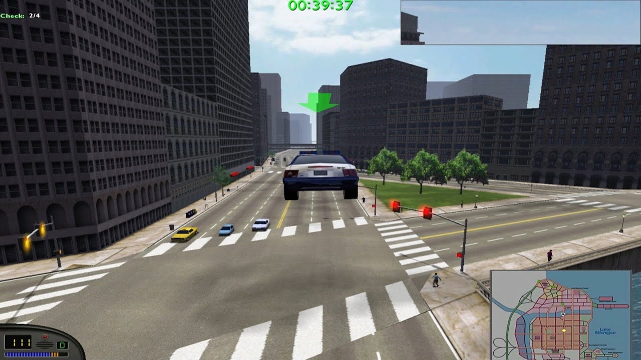 Midtown Madness (Revisited V3 - Amateur) Walkthrough - Blitz #8/CH - Bear Cub Blitz