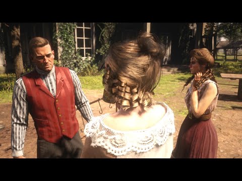 Female Gang Members will Flirt with Arthur if he Looks Good I RDR2