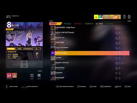 [DJMAX RESPECT V] K/DA POP/STARS 8K NM/HD/MX
