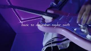 Cover art for Back to december