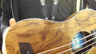 Video thumbnail for NAMM 2016 Kala Ukuleles Bubinga U Bass by Kraft Music