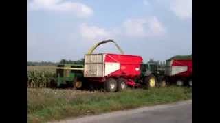 preview picture of video 'John Deere 6750 | A. vd Steeg | Uddel | NL | Mais 2006 | Maize | Corn | (2).'