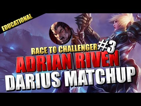 Adrian Riven Race to challenger #3 Riven vs Darius