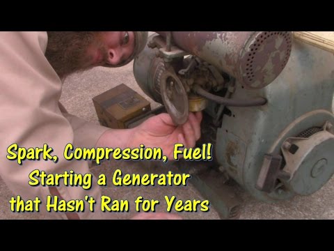 Starting a Generator that Hasn't Ran for Years by @GettinJunkDone