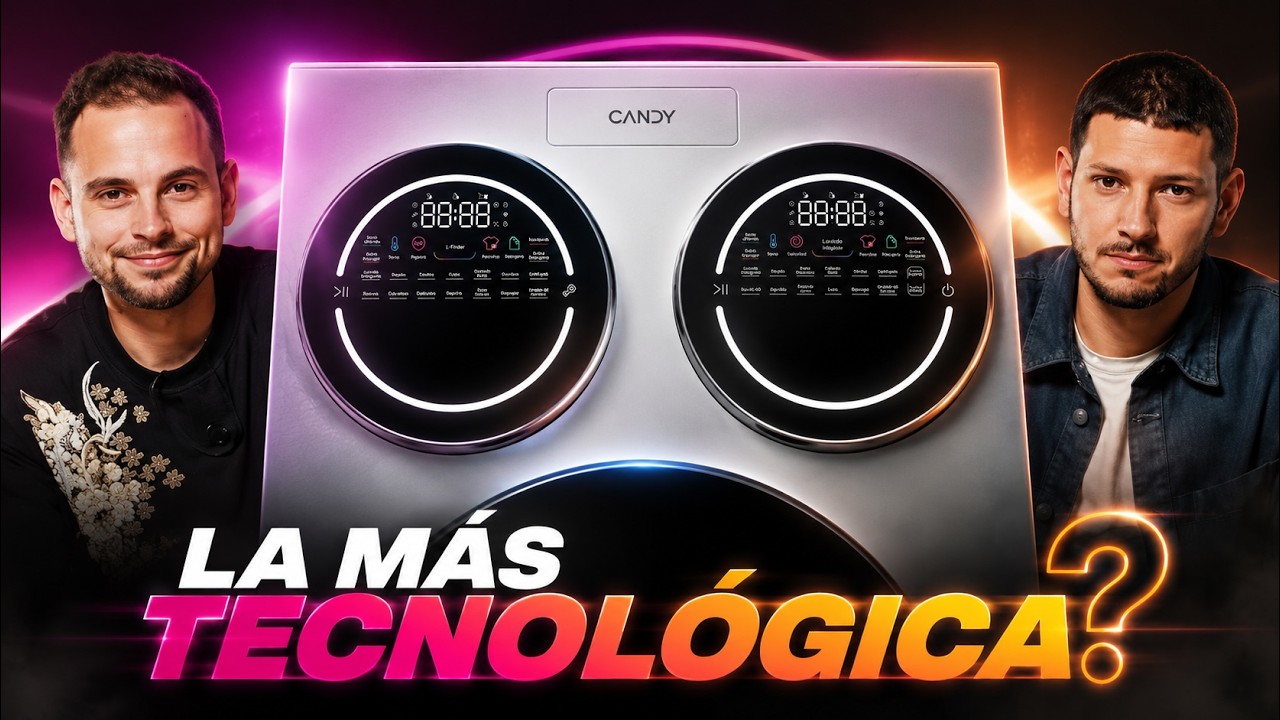 Candy MultiWash | La revolución de la lavadora con 3 tambores independientes ⚙️