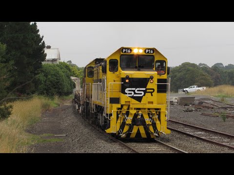 Loud SSR Rail Train 9165 With P16 & T381 Seen Here At Meredith (29/1/23)