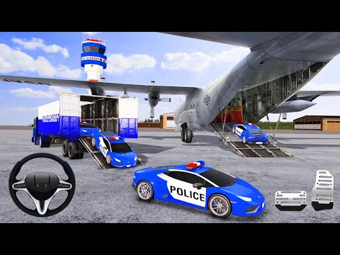 Police Bike and Car Transport Truck - Police Cargo Transport Truck - Android Gameplay
