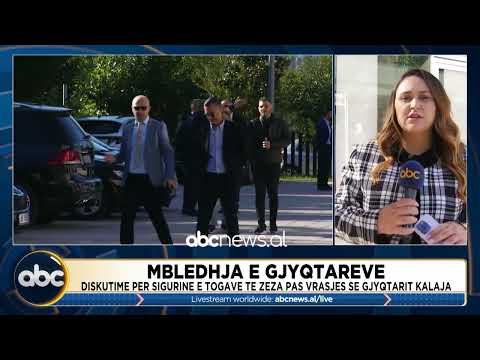 Mledhja e gjyqtarëve/ Diskutime për sigurinë e togave të zeza pas vrasjes së gjyqtarit Kalaja