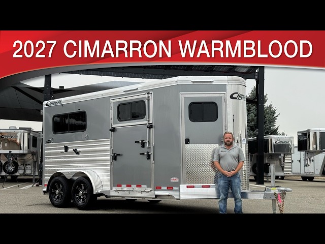 Preview image of 2027 Cimarron Norstar 2 Horse Straight Load Bumper Pull Warmblood youtube video