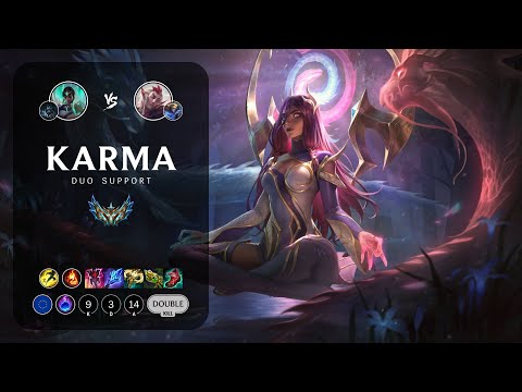 Karma Support vs Rakan - EUW Challenger Patch 13.17