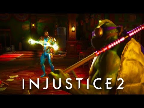 INJUSTICE 2 - Donatello Vs  Black Lightning All Intros (Dialogues)