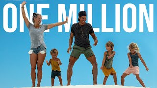 1 MILLION SUBSCRIBERS - our little family travel vlog