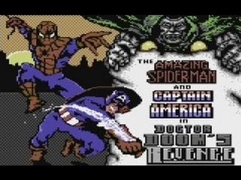 The Amazing Spider-Man and Captain America in Dr. Doom's Revenge! Amiga