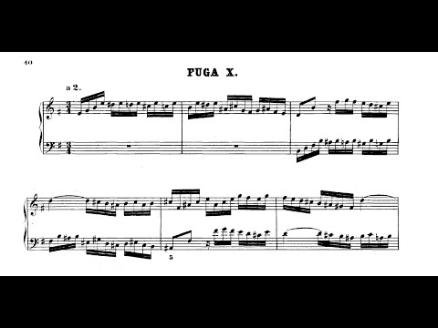 Bach Fugue in E minor BWV 855 for Clarinet & Bass Clarinet
