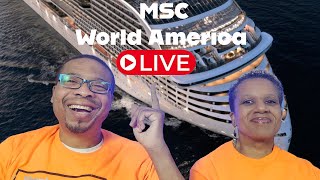 MSC World America on board LIVE