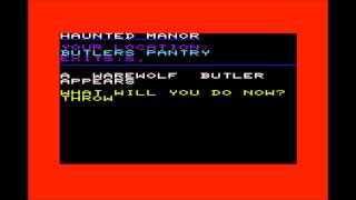 Haunted Manor (longplay) for the Commodore VIC-20 / Commodore VC-20