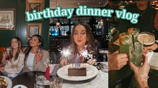bday dinner with friends, treat myself day, + party prep! | ep. 6