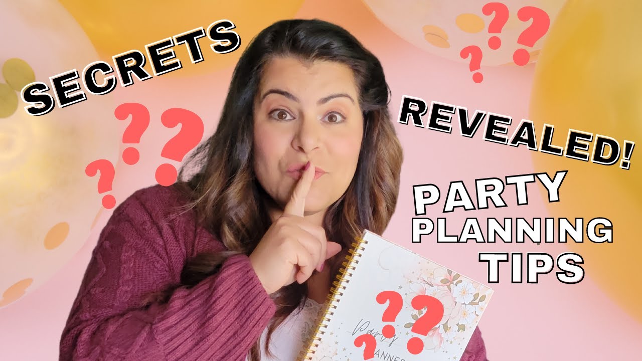 Plan a party without stress using this secret tool! | Party Planning Tips