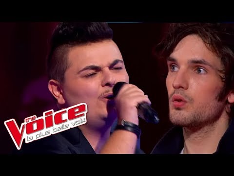 Queen – Don't Stop Me Now | Baptiste Defromont VS Claude Schuh | The Voice France 2013 | Battle