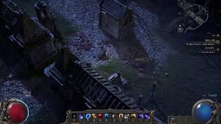 Poe2 ハードコア　ウォーリアで　act1～