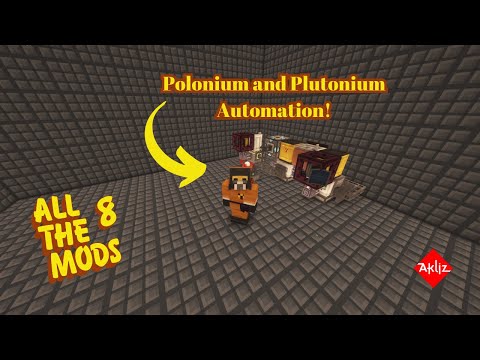 How to Automate Polonium and Plutonium Production! All The Mods 8 - EP 14