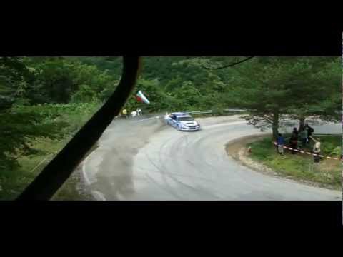 Ignat Isaev Mitsubishi Lancer Evo 9 Spin WRC Rally Bulgaria 2010 SS6 Peshtera