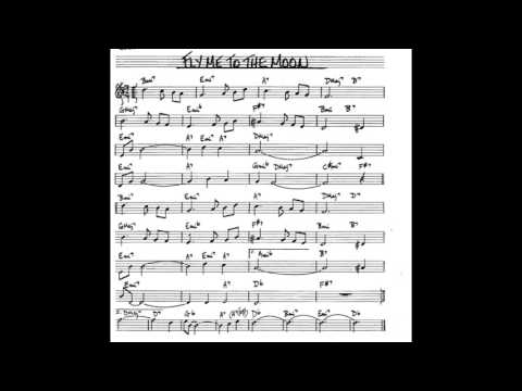 Fly me to the Moon - Play along - Backing track [3/4 score] (Bb key score trumpet/sax/clarinet)