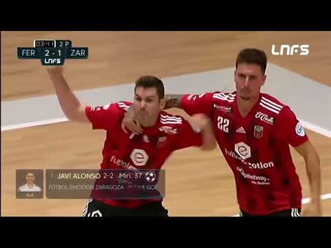 Gol Javi Alonso (2-2) O Parrulo Ferrol - Fútbol Emotion Zaragoza. J1, 1Div. LNFS