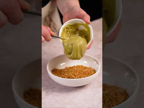 How to make the crunchy Dubai Chocolate bar filling with pistachio cream and Kataifi Pastry