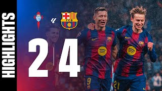 Highlights Celta Vigo Vs Barcelona (2-4) LALIGA 25/26: Lewandowski Hattrick, Rashford Brace Assist
