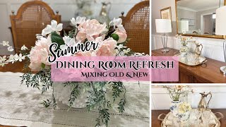 Dining Room Refresh with Vintage Touches | Easy Summer to Fall Transition