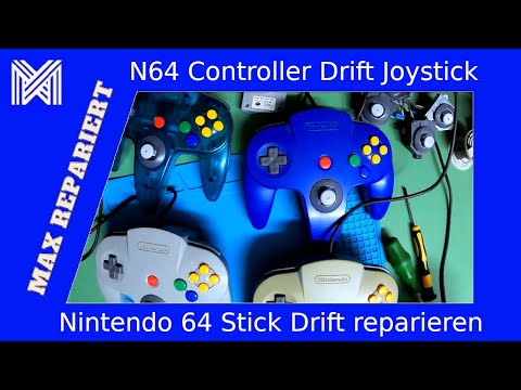 N64 Controller Stick Drift Joystick reparieren MAX REPARIERT