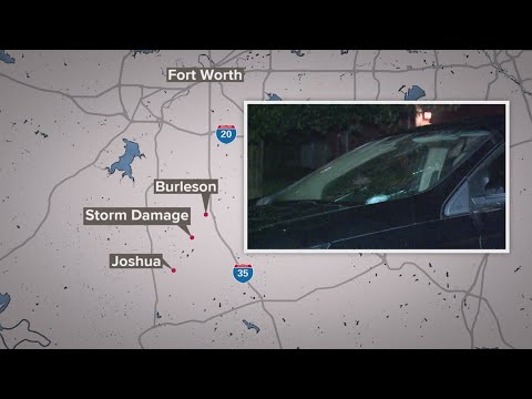 DFW weather: Joshua, Texas fire chief phones in on hail damage