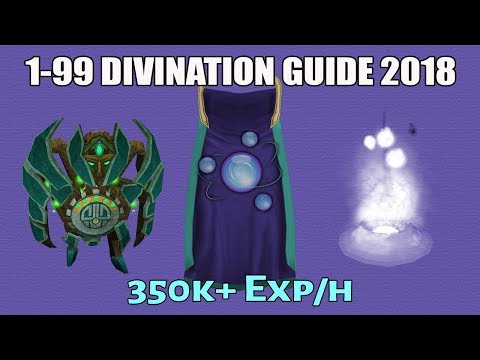 1-99 Divination Guide 2018/2019 | Fast & AFK Methods + Guthix Cache! [Runescape 3]