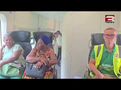 Tema-Afienya train’s first passenger trip delayed after rider mistakenly pulled emergency brake