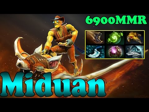 Dota 2 - Miduan 6900 MMR Plays Batrider Vol 1 - Ranked Match Gameplay!