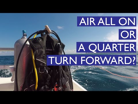 Tank Valve:  Air All On Or A Quarter Turn Forward?