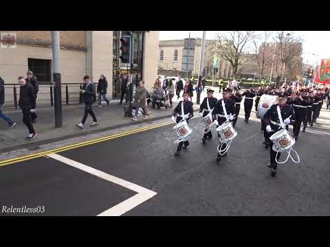 Pride Of The Raven (No.10) @ UDR2 Memorial Parade ~ Belfast ~ 24/02/24 (4K)