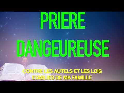 DANGEROUS PRAYER AGAINST THE ESTABLISHED ALTARS AND LAWS OF MY FAMILY