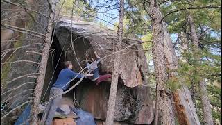 Video thumbnail of Bottom Feeder, V9. Flatirons