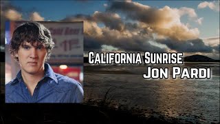 Jon Pardi - California Sunrise   Lyric