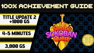 Senshi Sokoban Quest Title Update 2 100% Achievement Walkthrough * 1000GS in 4-5 Minutes *