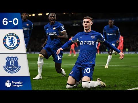 Chelsea vs Everton 6 - 0 | Premier League 23/24 | Highlights & All Goals