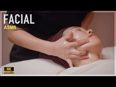 ASMR 😪 The bouncy facial massage here is the best for sleep 👍