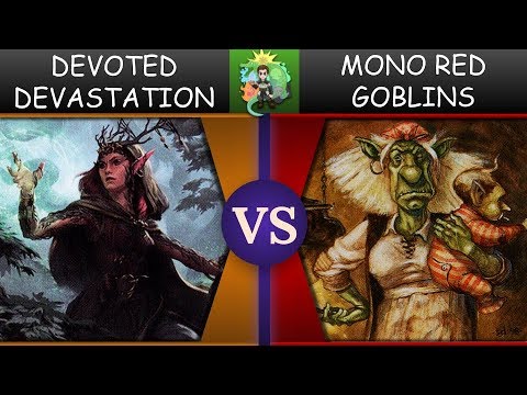 MTGO Modern 2019: Match 4 - Devoted Devastation vs. Goblins