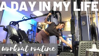 my workout routine | daily vlog