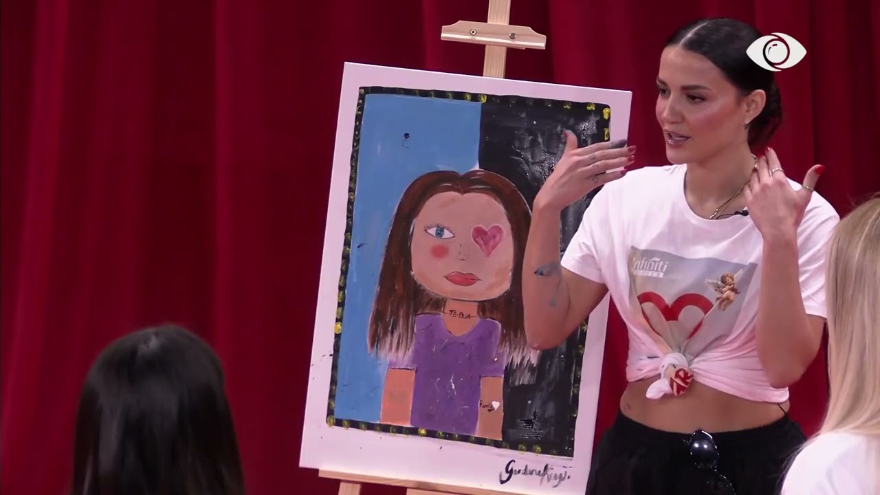 Dashuria është e verbër…/ Baby G tregon kuptimin e pikturës së saj