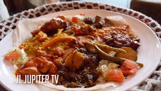 My first time eating Ethiopian food at Dahlak in West Philly! [JL Jupiter tv]