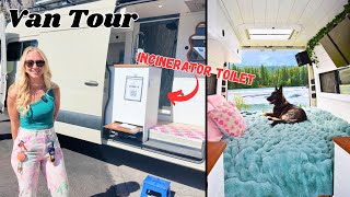Woman Builds Her Dream Van to Live in & Travel Full Time - Very Inspiring!